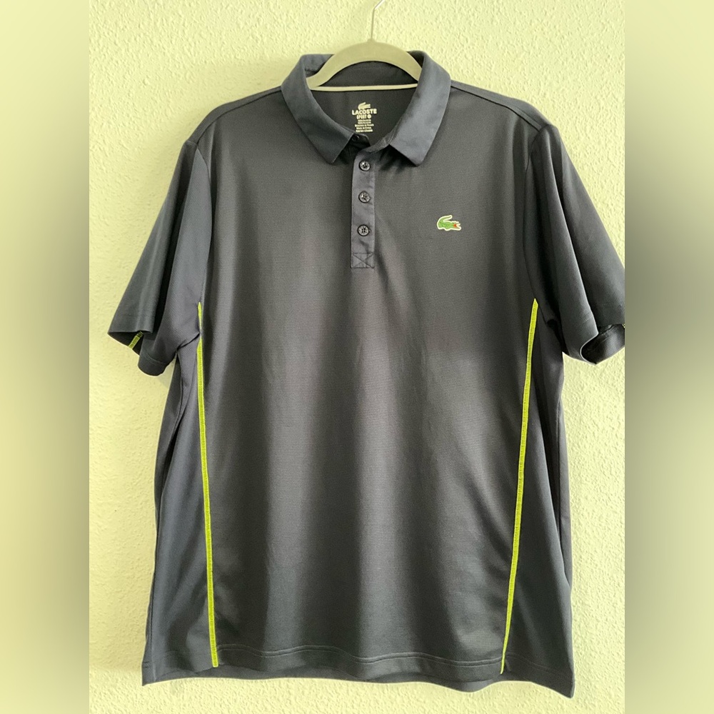 Lacoste Men’s Short Sleeve Polo in Navy Size‎ 6